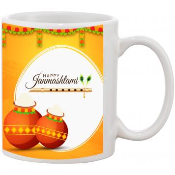 Mekanshi Premium Krishna Janmashtimi Printed Gift Mug f...