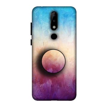 NDCOM Colorful Painting Texture Printed Hard Mobile Bac...