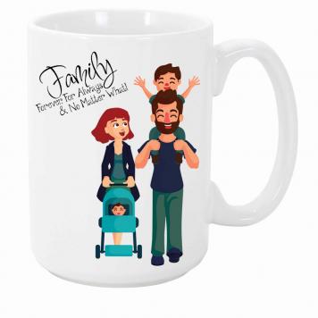 Mekanshi Premium happy family  Printed Gift Mug for You...