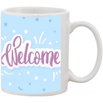 Mekanshi Premium Saying Welcome Printed Gift Mug for Yo...