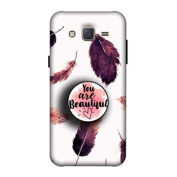 NDCOM Beautiful Feathers You Are Beautiful Printed Hard...