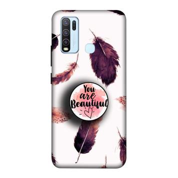 NDCOM Beautiful Feathers You Are Beautiful Printed Hard...