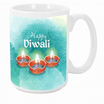 Mekanshi Premium Happy diwali Printed Gift Mug for Your...