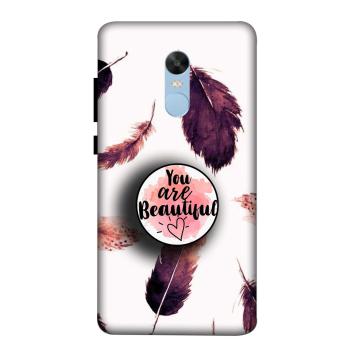 NDCOM Beautiful Feathers You Are Beautiful Printed Hard...