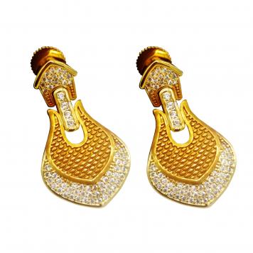 Stylish Golden Sword Semiprecious Stone Freshwater Pear...