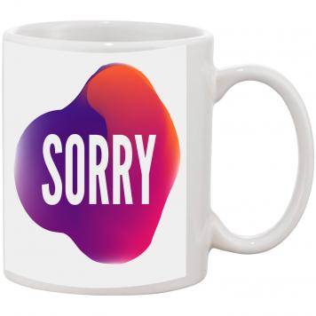 Mekanshi Premium Saying Sorry, Apologies Printed Gift M...