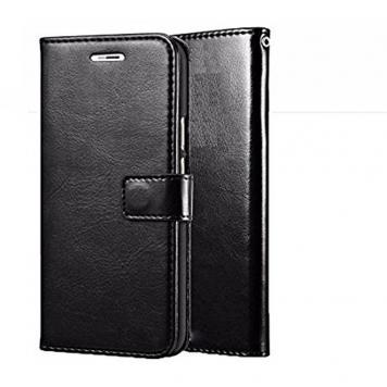 Stylish PU Leather Wallet Flip Cover with Magnetic Clos...