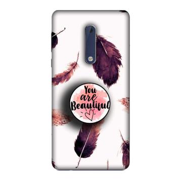 NDCOM Beautiful Feathers You Are Beautiful Printed Hard...