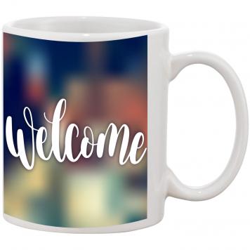 Mekanshi Premium Saying Welcome Printed Gift Mug for Yo...