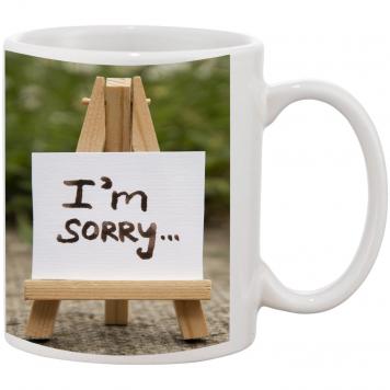 Mekanshi Premium Saying Sorry, Apologies Printed Gift M...