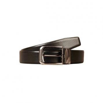 Pentaflore Tan Textured Genuine Leather Belt by GetSetS...