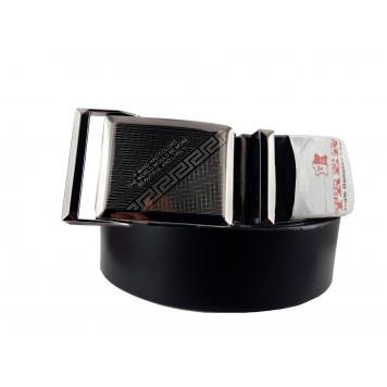 Wind Dark Black 100 % Genuine Leather Belt by GetSetSty...