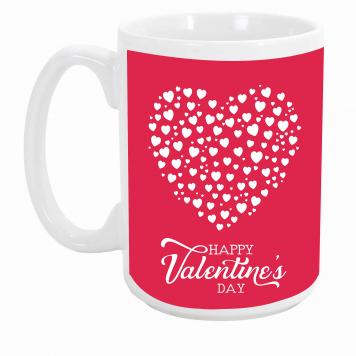 Mekanshi Premium Happy Valentine Printed Gift Mug for Y...