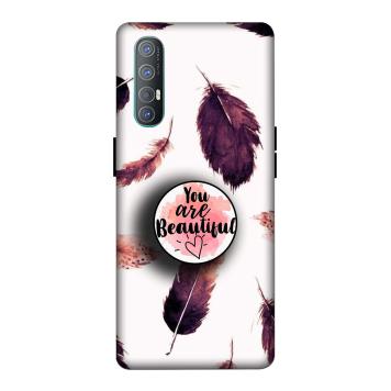 NDCOM Beautiful Feathers You Are Beautiful Printed Hard...