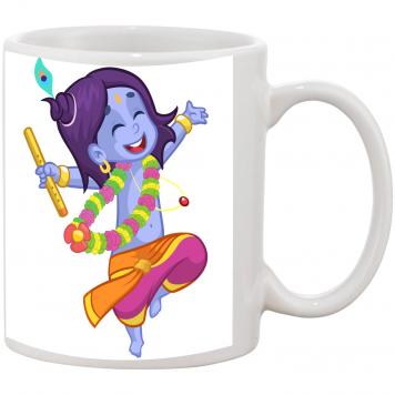 Mekanshi Premium Krishna Janmashtimi Printed Gift Mug f...