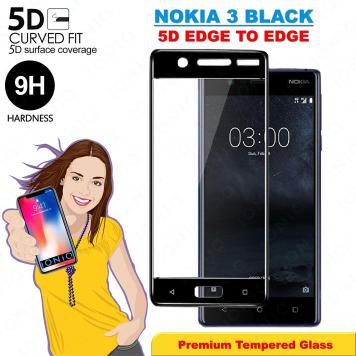 Nokia 3 Full Covered Generic Screen Protector Tempered ...