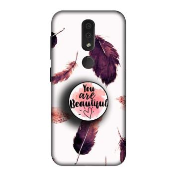 NDCOM Beautiful Feathers You Are Beautiful Printed Hard...