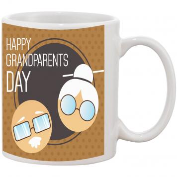 Mekanshi Premium Grand Parents Printed Gift Mug for You...