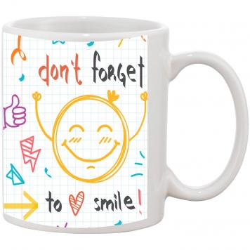 Mekanshi Premium Feeling Happy, Happy Printed Gift Mug ...