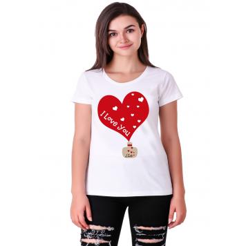 Mekanshi LOVE YOU casual printed t-shirt (Women) by Mis...