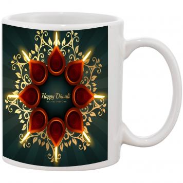 Mekanshi Premium Diwali Celebrations Printed Gift Mug f...