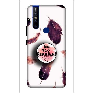 NDCOM Beautiful Feathers You Are Beautiful Printed Hard...