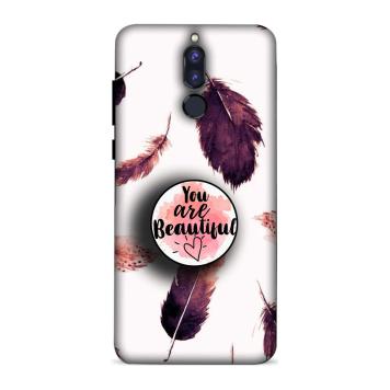 NDCOM Beautiful Feathers You Are Beautiful Printed Hard...