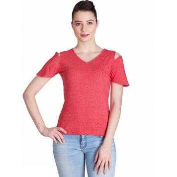 Ovela Casual & Stylish Top (Red) by Asli Fashion