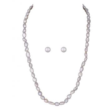 Nature Pure Freshwater Barook Pearl Single String Neckl...