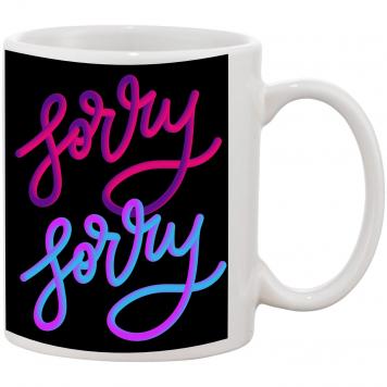 Mekanshi Premium Saying Sorry, Apologies Printed Gift M...