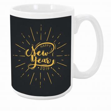 Mekanshi Premium happy new year  Printed Gift Mug for Y...