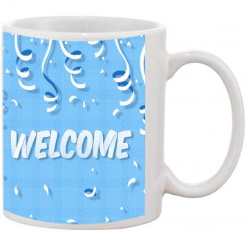 Mekanshi Premium Saying Welcome Printed Gift Mug for Yo...