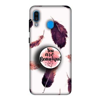 NDCOM Beautiful Feathers You Are Beautiful Printed Hard...